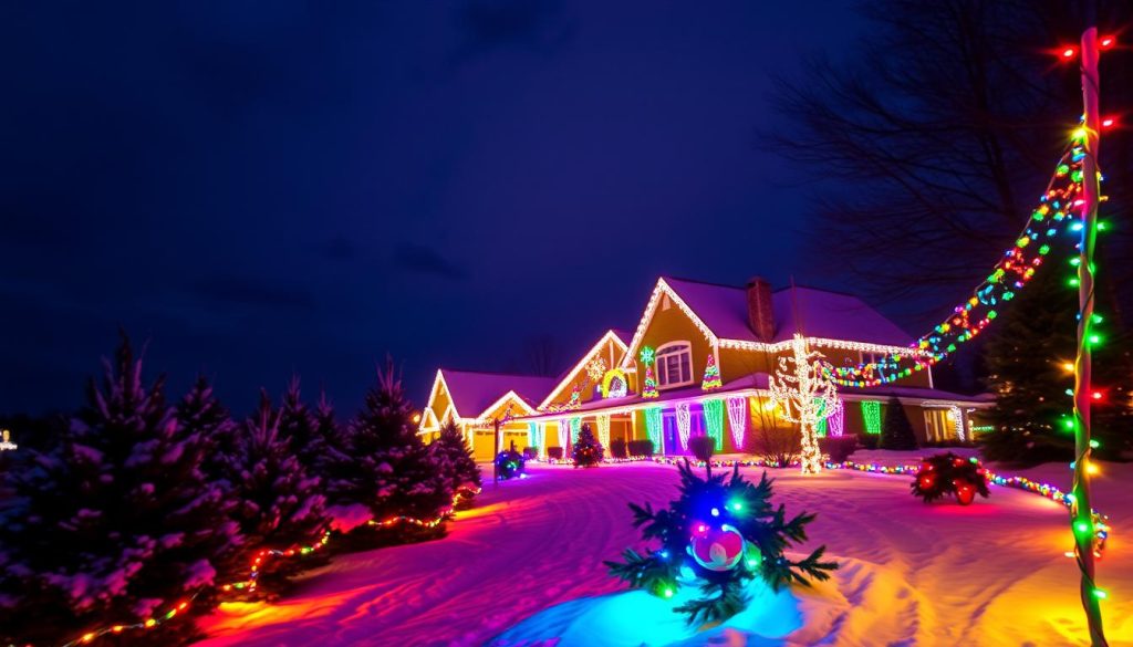 LED holiday lights