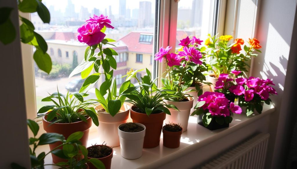 Window sill gardening