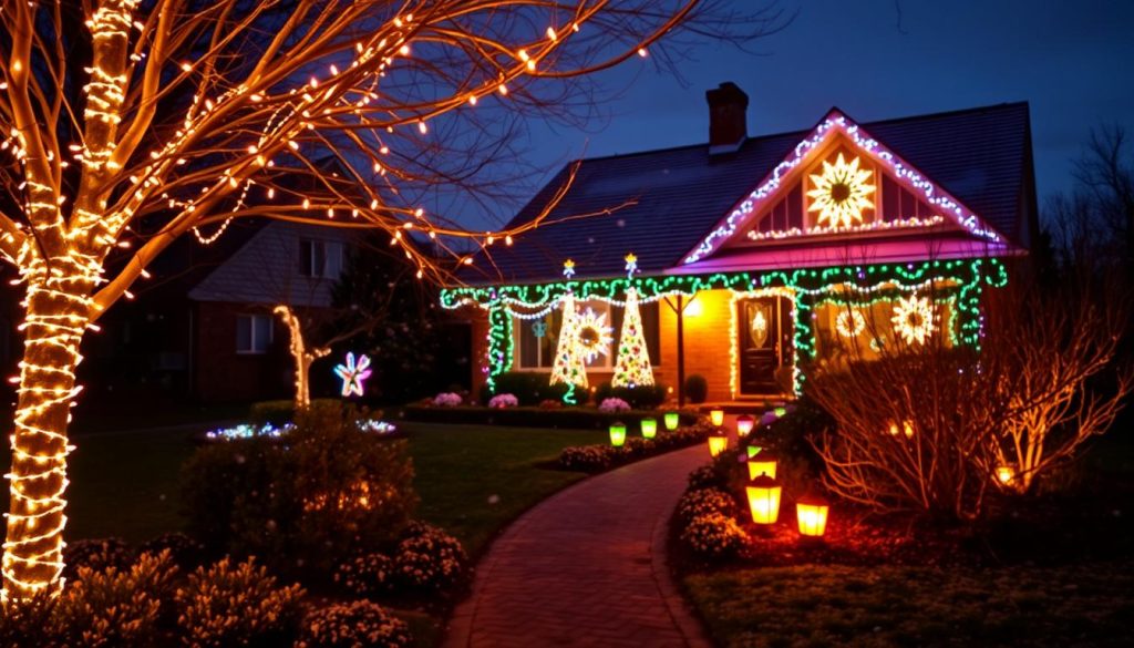 festive exterior lighting