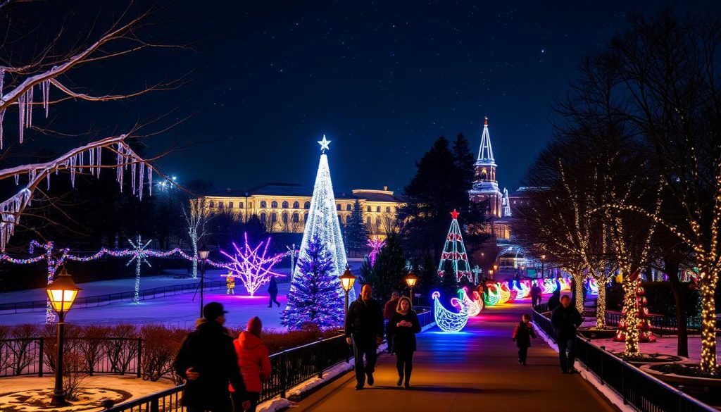 holiday lights display